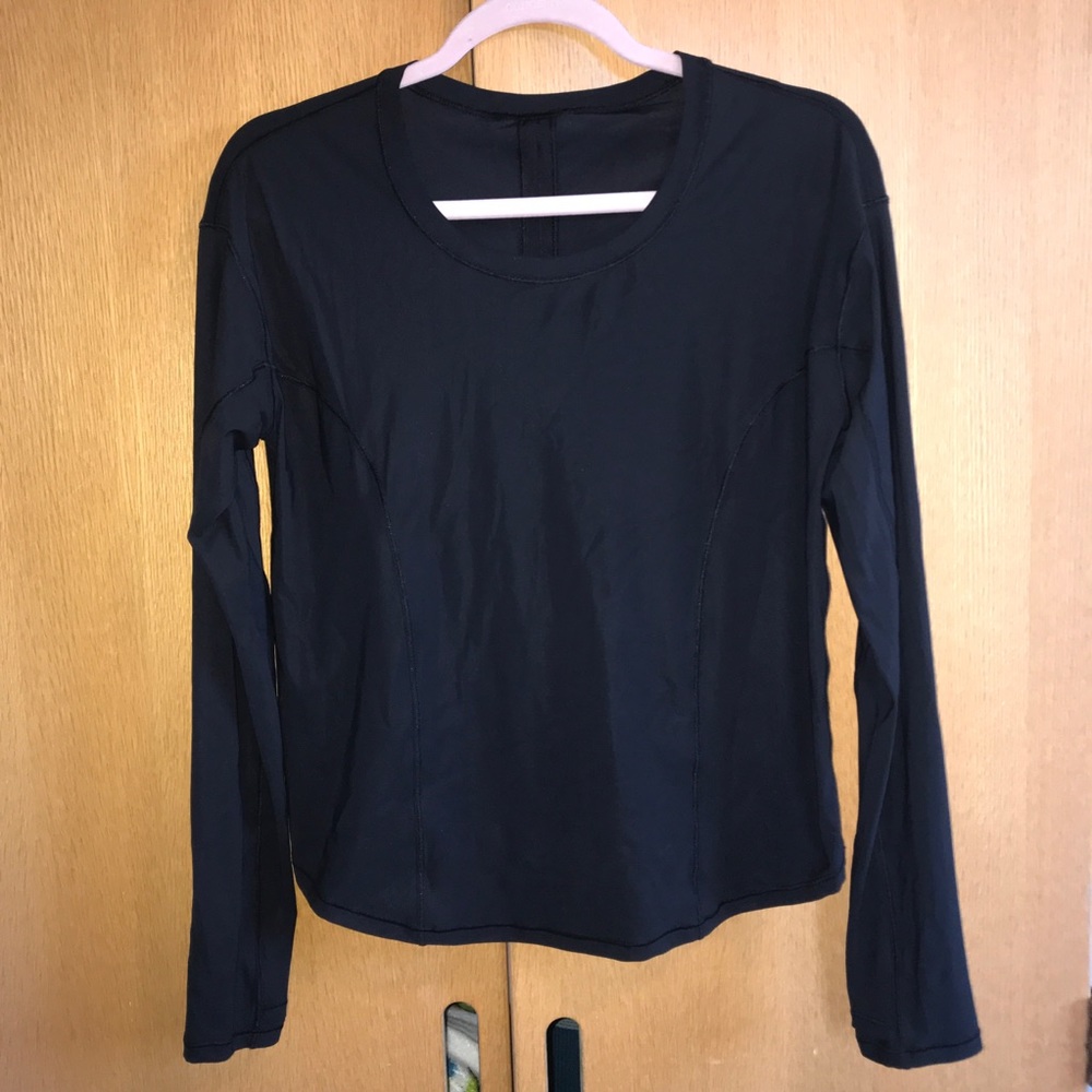 Lululemon On Pace Long Sleeve Black Size 4